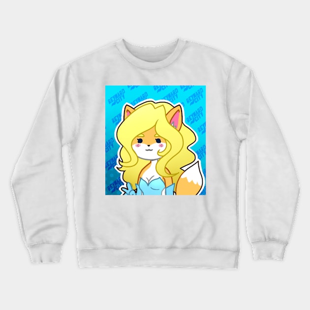 Chibi Wondervixen Crewneck Sweatshirt by Reynard City